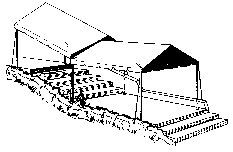 Marquee Tent Sketch — Royal Oak, MI — C & N Party Rentals