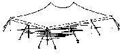 Pole Tent Sketch — Royal Oak, MI — C & N Party Rentals