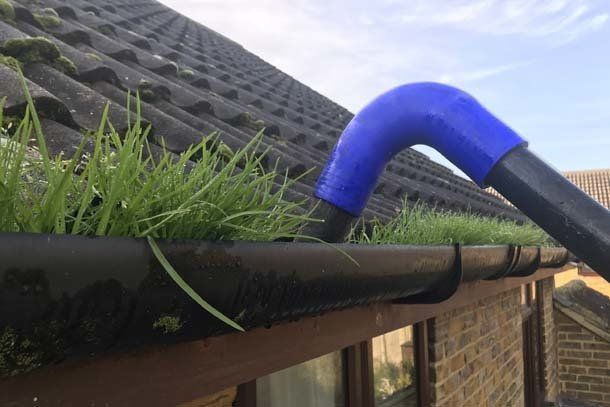 High level gutter clean