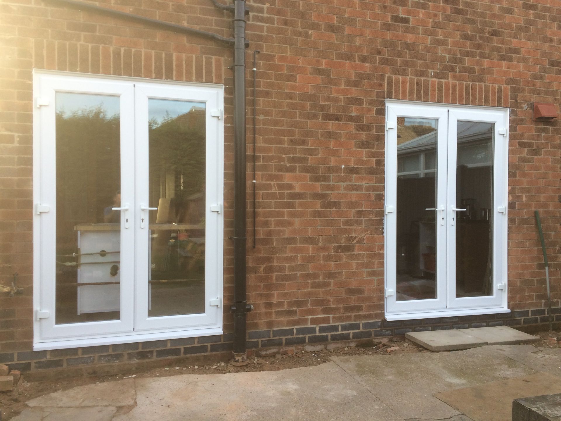 Windows To French Doors After