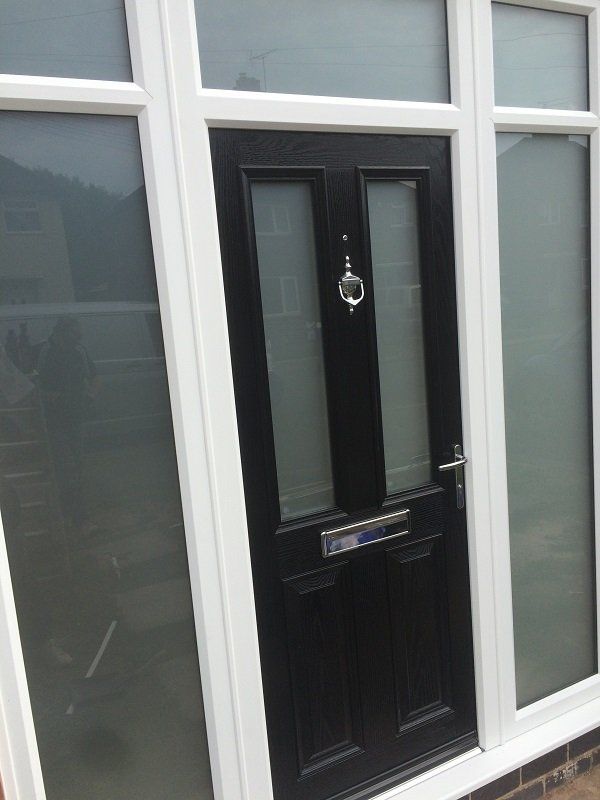 Black Composite With Satin Glass