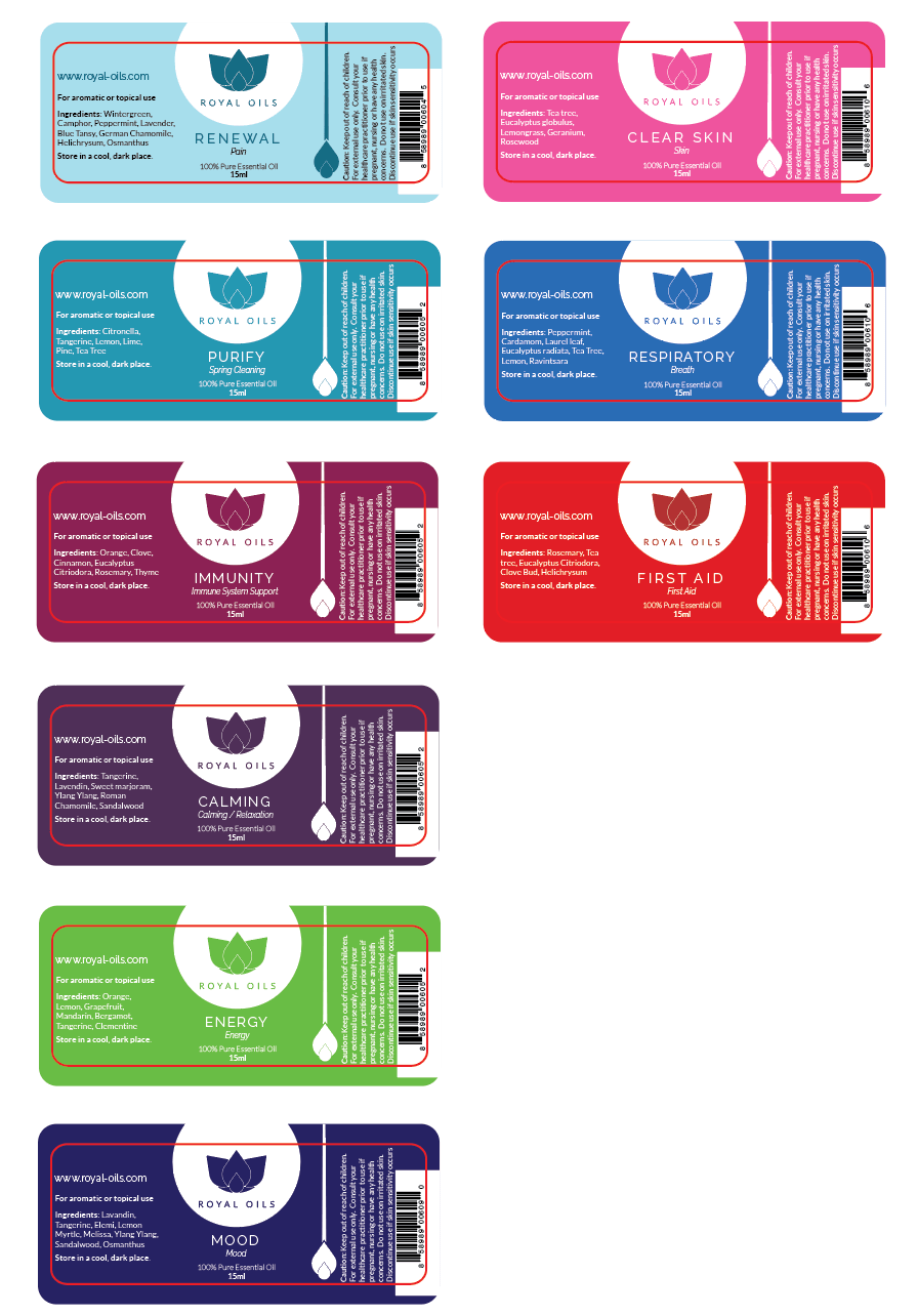 Royal Oils Branding