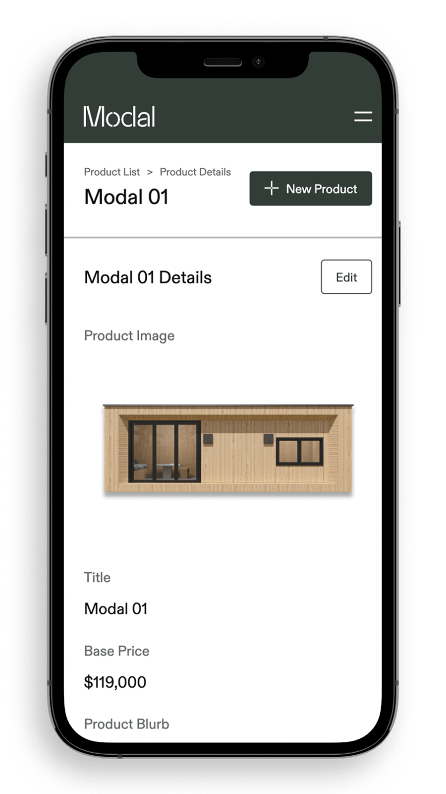 modal living admin