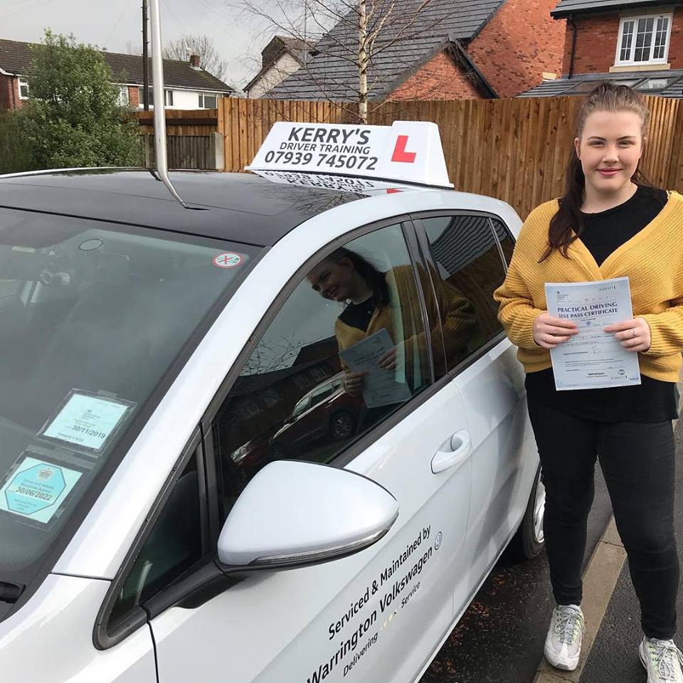 female driving instructor warrington