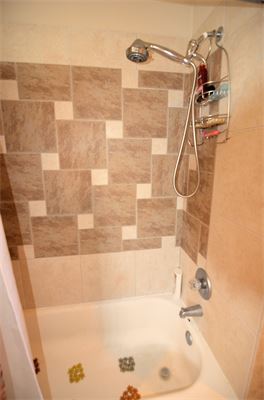 Shower and tub