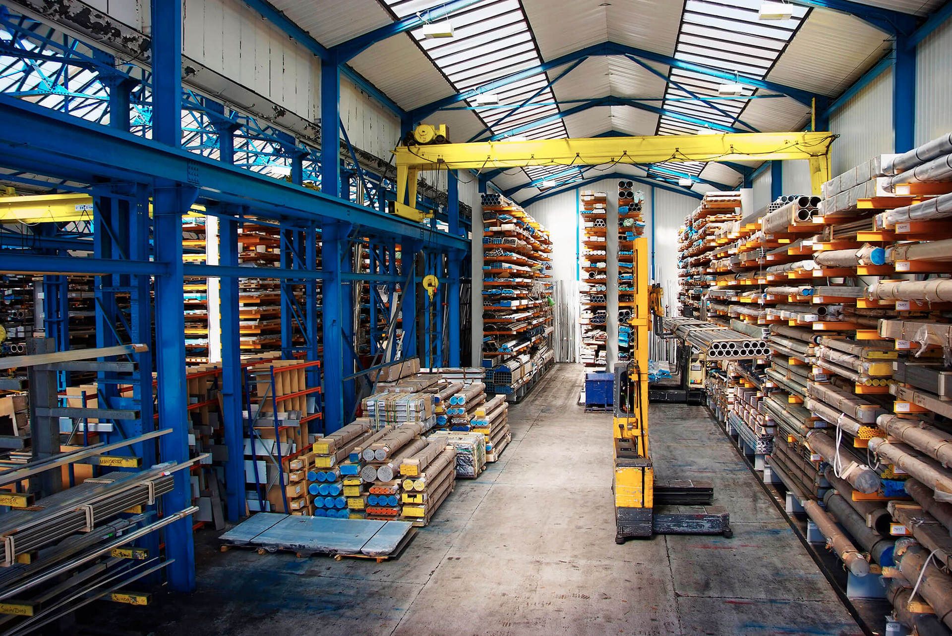 Crane warehouse