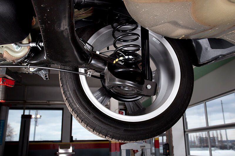 shocks and struts on a car for fixing the suspension problems