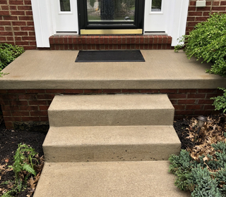 Pressure Washing — Concrete Floor Being Wash In Mars, PA Pressure Washing — Concrete Floor Being Wash In Mars, PA