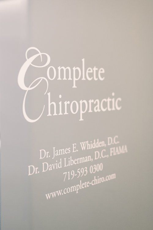 Chiropractic Adjustment — Complete Chiropractic Sign in Springs, CO Chiropractic Adjustment — Complete Chiropractic Sign in Springs, CO