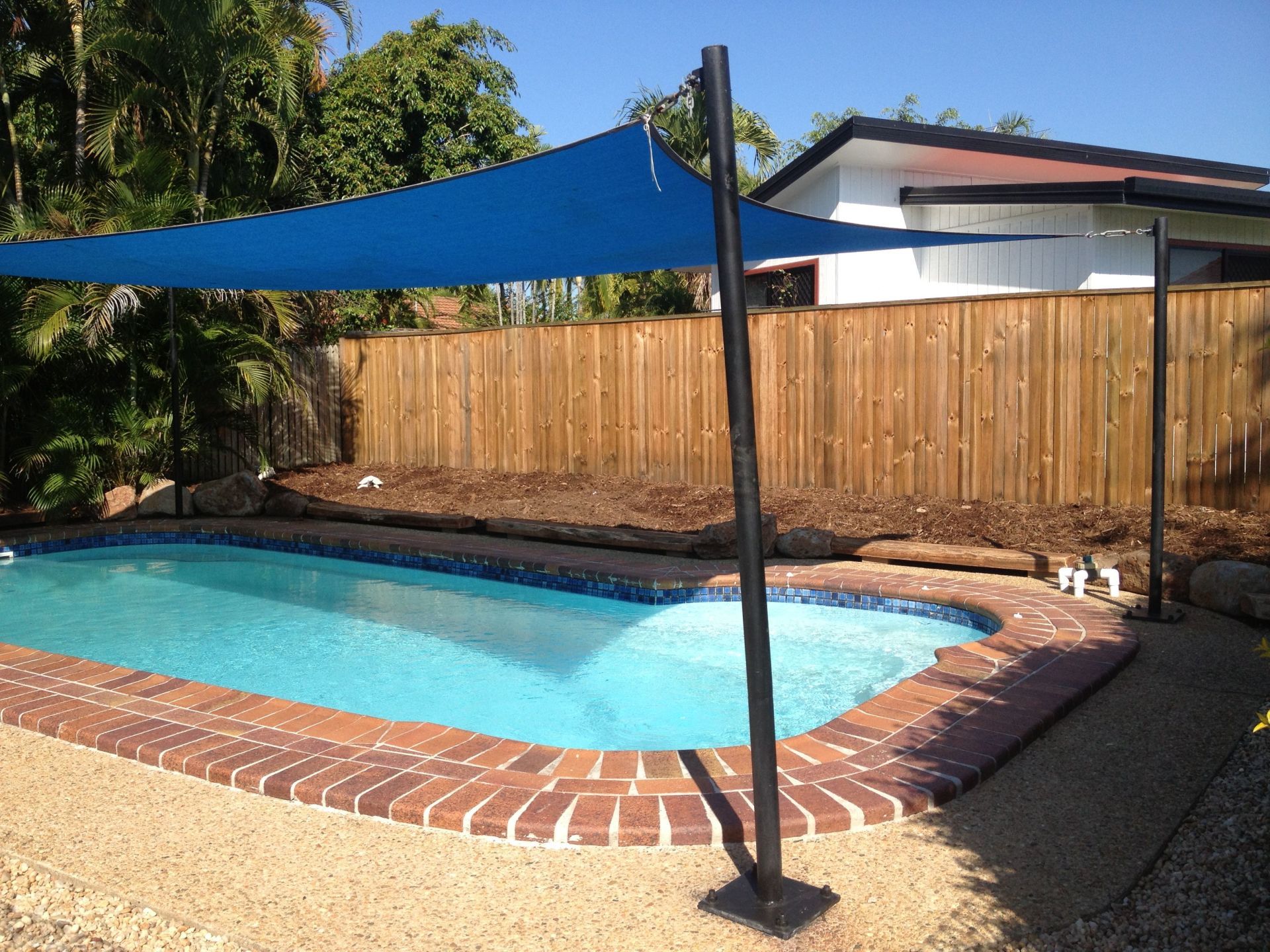 Backyard Pool After — Coral Coast Tree Services In Oonoonba, QLD