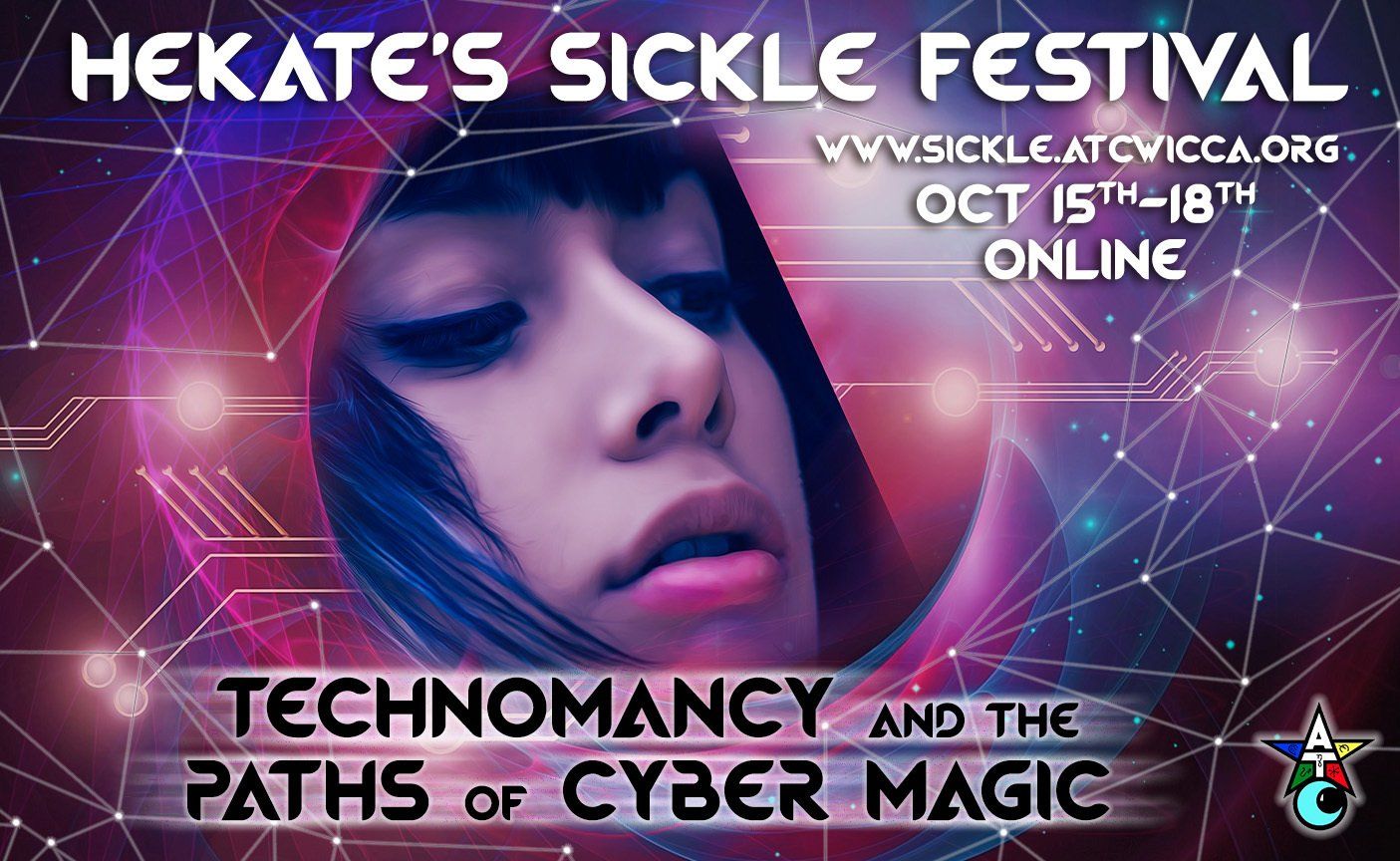 A poster for a festival called hekate 's sickle festival