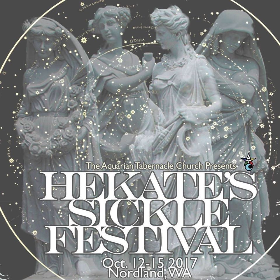 A poster for the hekate 's sickle festival