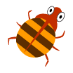 Cartoony Bedbug — Bradford, FL — Bowen & Bug Blocker Service Cartoony Bedbug — Bradford, FL — Bowen & Bug Blocker Service