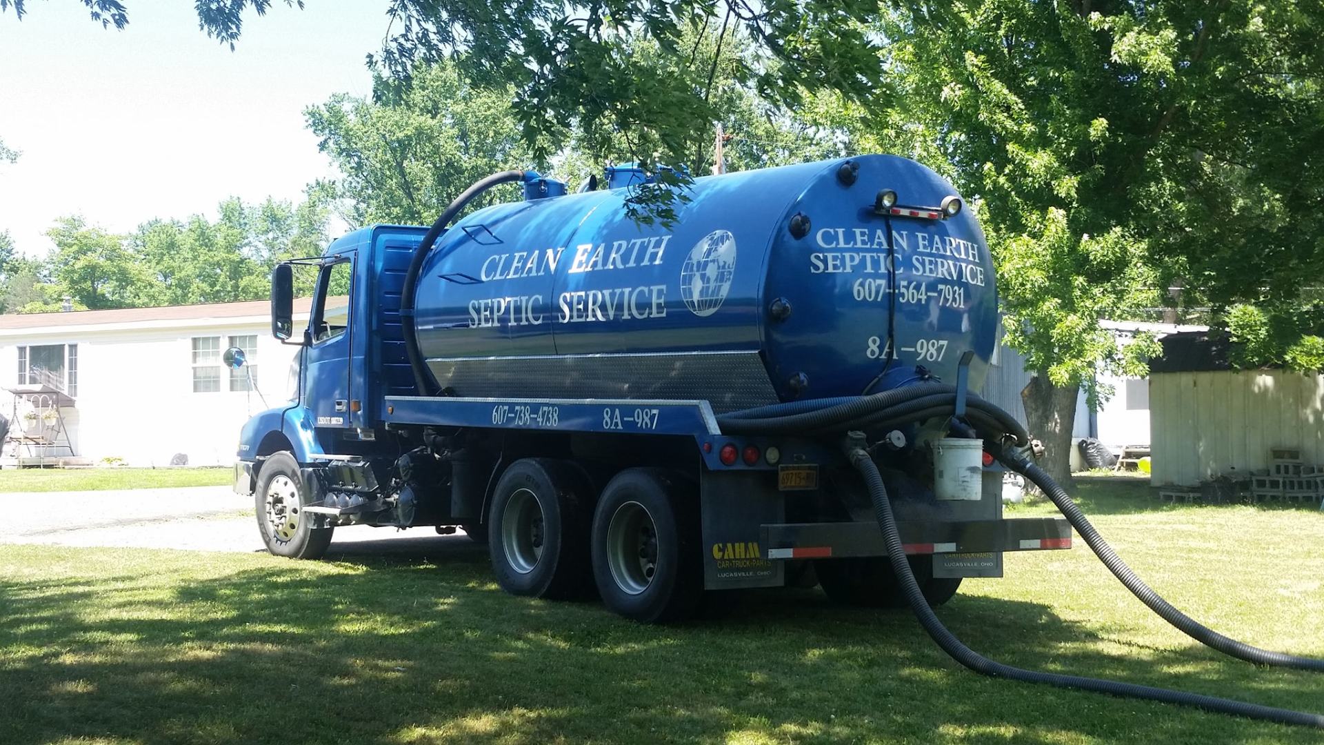 Save money with regular septic tank pumping by Clean Earth Septic Service in Elmira, NY.