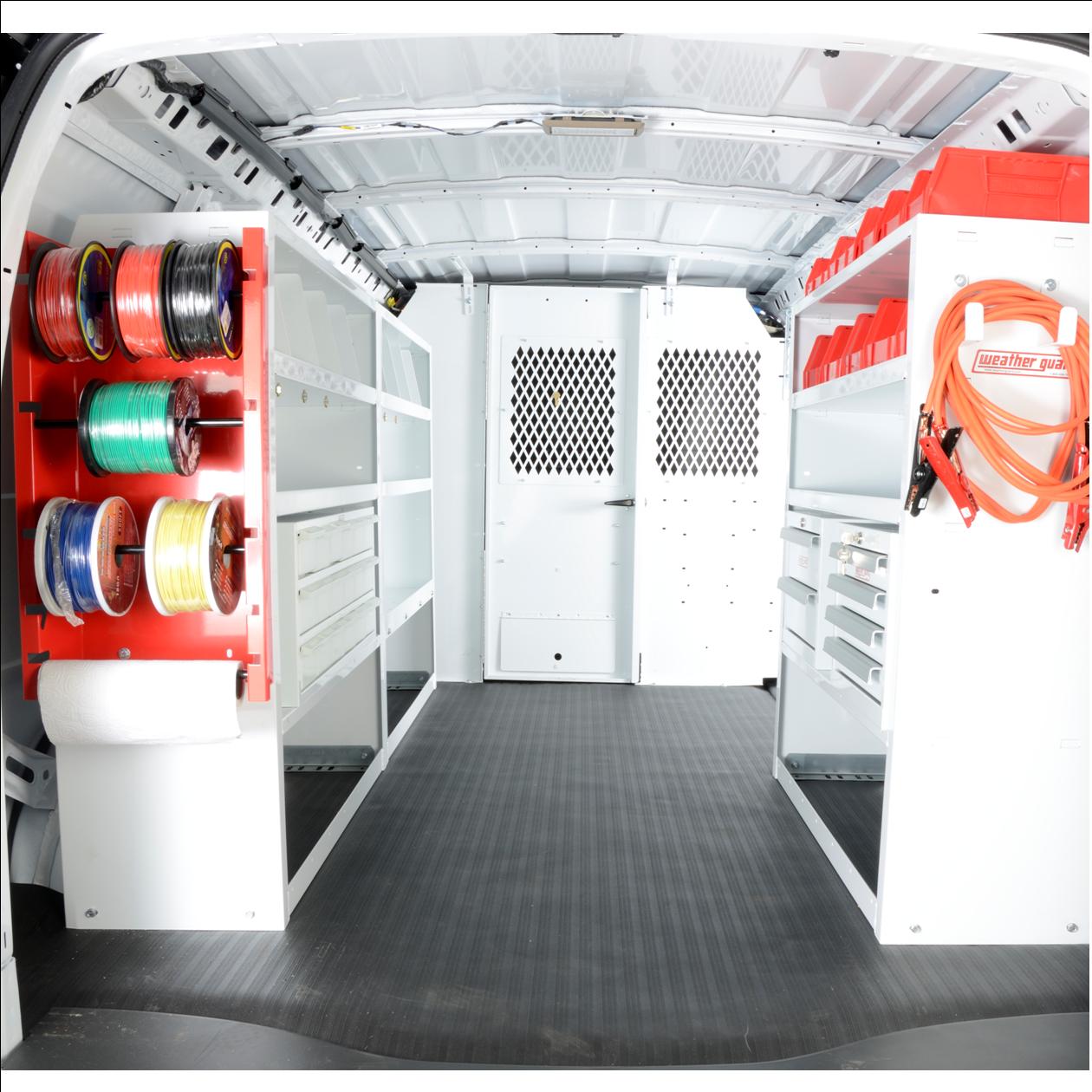 weather guard interior van storage weatherguard interior van storage