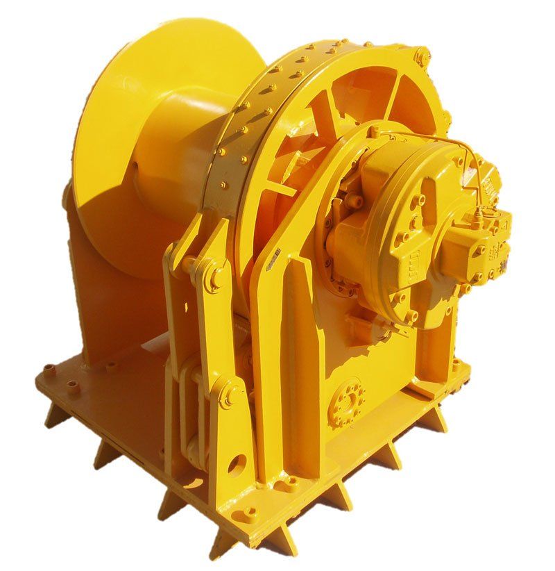 7 tonne hydraulic winch with double brake