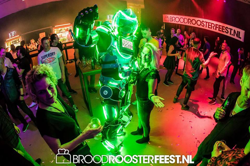 Silva Blu Stiltwalkers Led Robots
