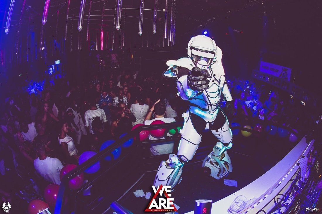 Silva White LED Robot