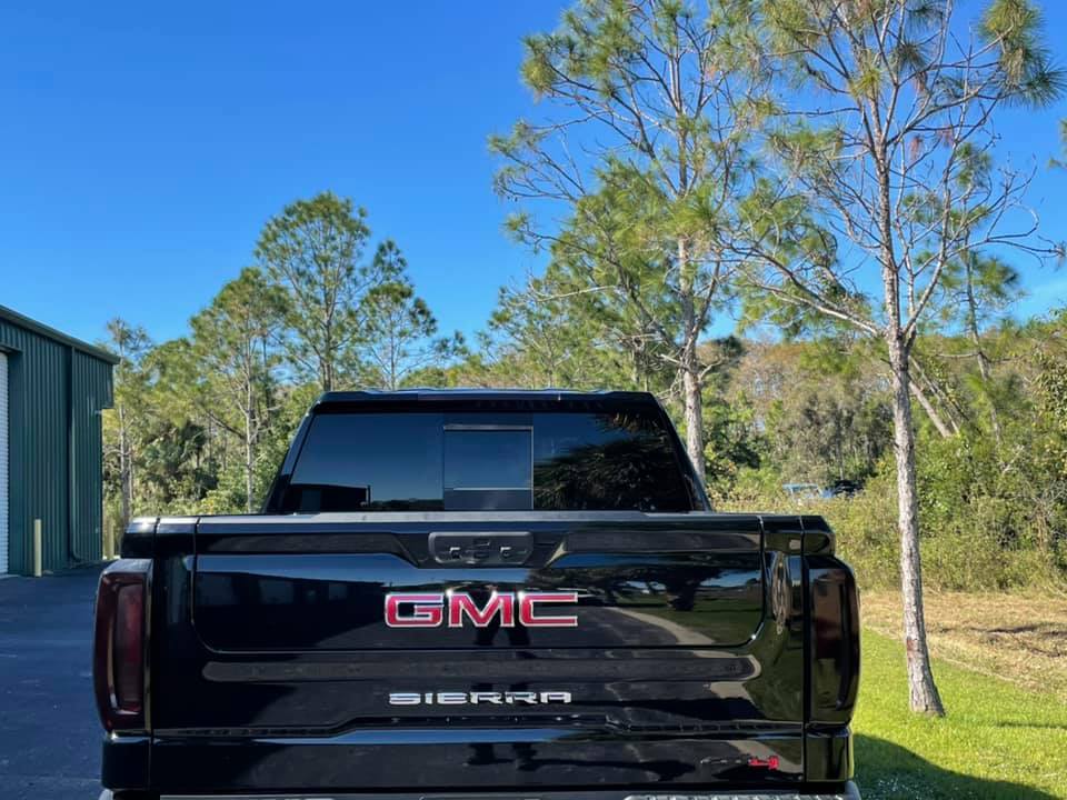 Tinted Back Window of Pick-Up Car — Fort Myers, FL — Qool Window Tinting