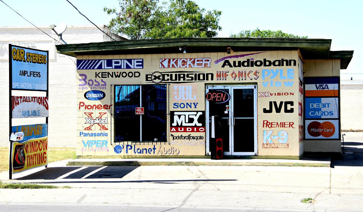 Mokick Car Audio storefront in Laredo, TX