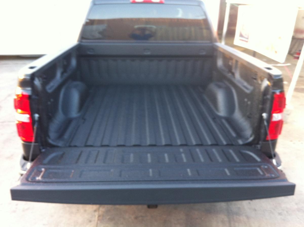 open bed of a pickup truck