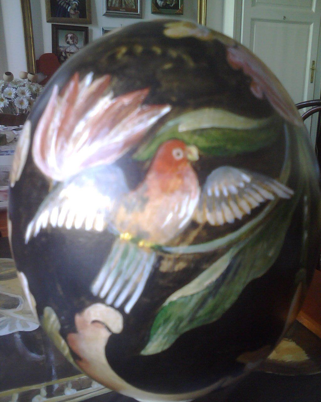 animali, cani, gatti, cavalli,  quadri, ritratti, dipinti, su misura, animali vestiti, oggetti, arredi, uova dipeinte, piatti, decorazioni, trompe, fiori, stencil, decoupage, carta, colla, matita, pennello, olio su tela , riviste, pubblicazioni, eventi, Marina Rigolone, artista, pittrice, decoratrice,