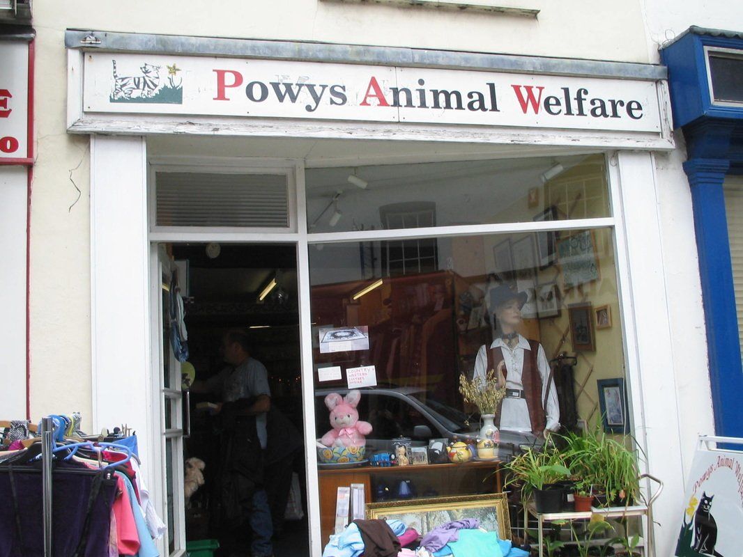 charity shop front