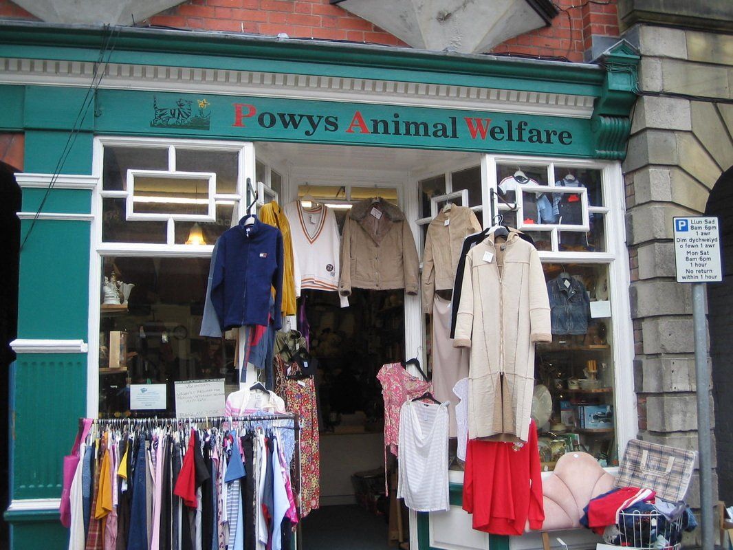 charity shop front
