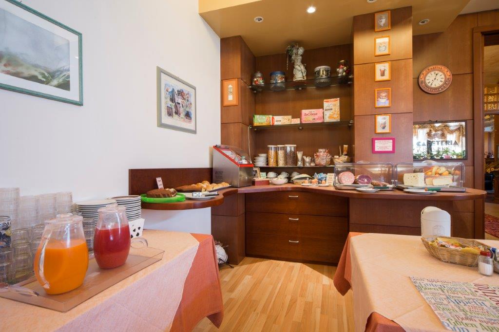 Hotel breakfast buffet