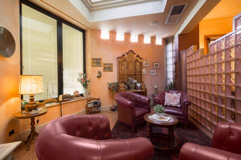 Hall with armchairs