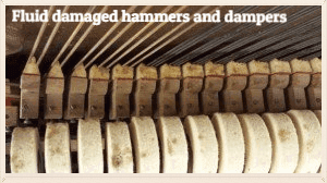 fluid damaged hammers and dampers