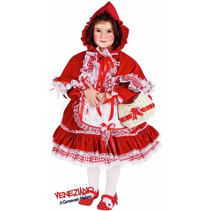 costume di carnevale cappuccetto rosso