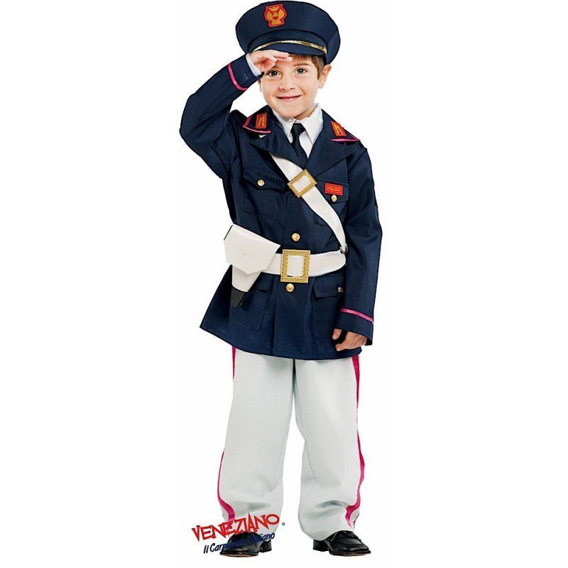 costume di carnevale poliziotto
