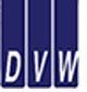 Ein blaues Logo mit weißen Buchstaben auf weißem Hintergrund.