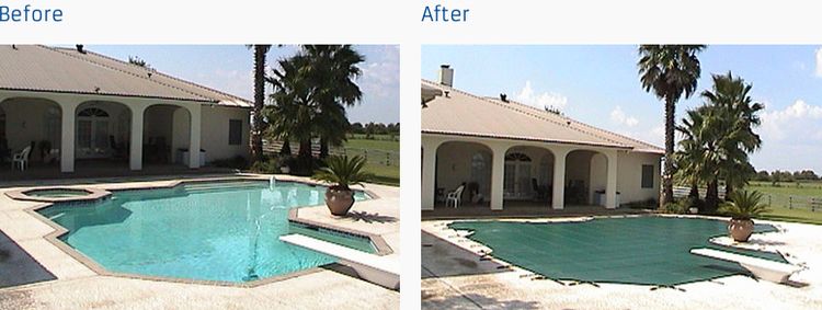 Before & After LOOP-LOC Pool Safety Cover 11