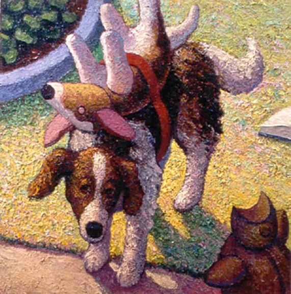 Jack, 1999 Oil on canvas, 44