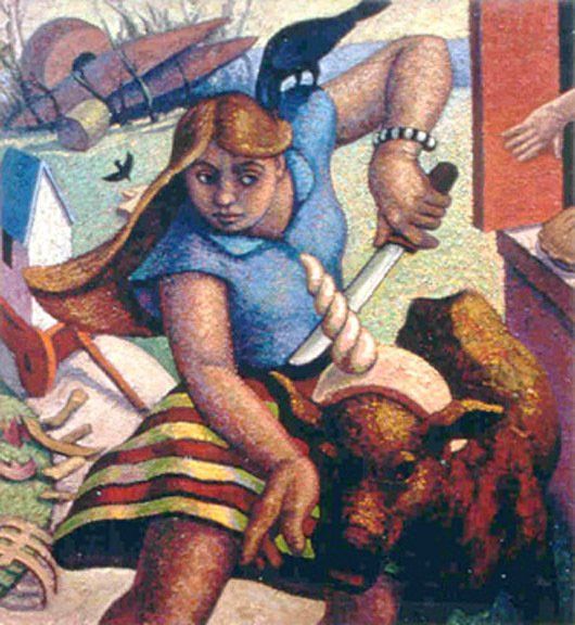 Molly, 1998 Oil on canvas, 60