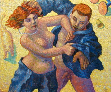 Daddy's Suit, 2001 Oil on Canvas, 60 