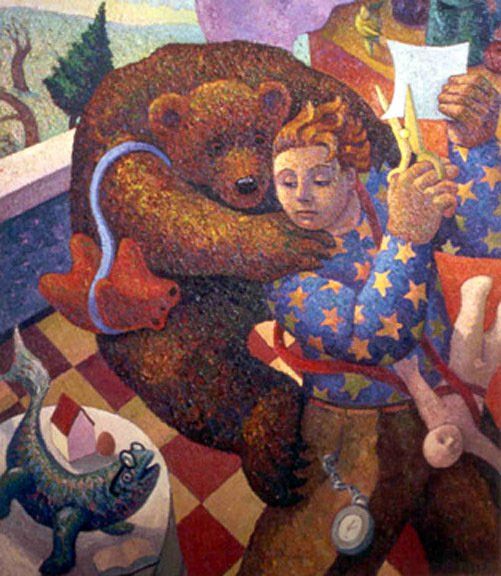 Scarecrow, 1999 Oil on canvas, 59 