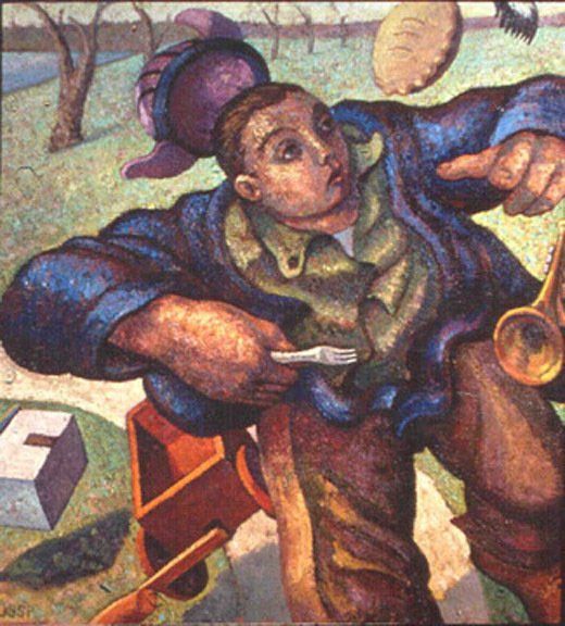 Stumble, 1998 Oil on canvas, 60