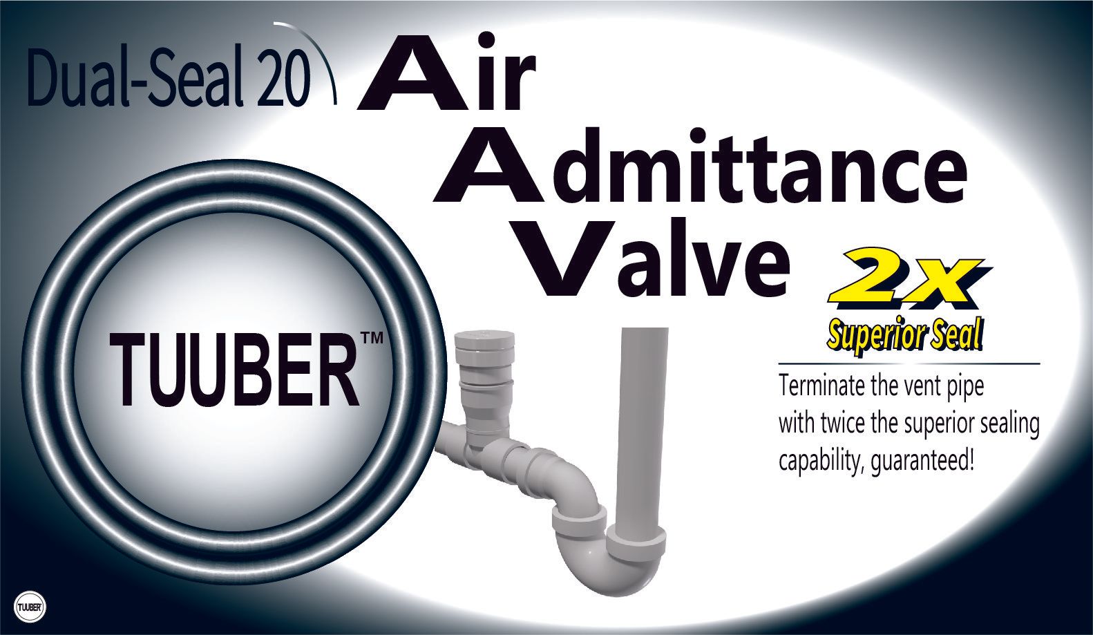 dual seal air admittance valve