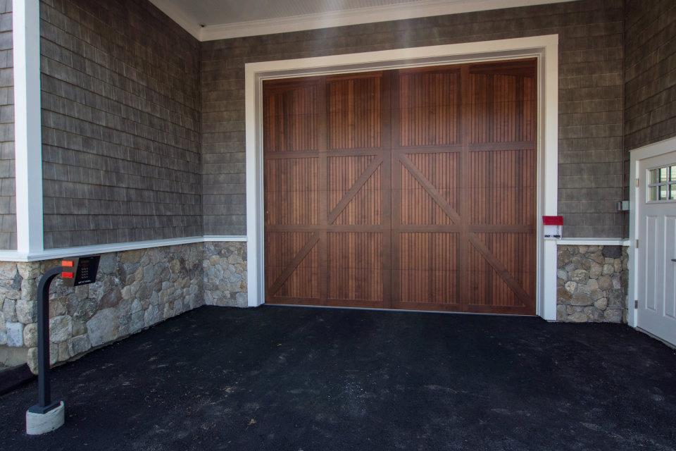 Close up photo of our storage bay doors