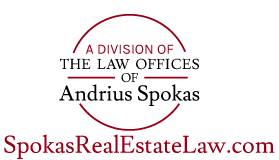 A logo for a division of the law offices of andrius spokas