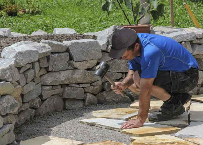 Flagstone — Sod Installation in Cheyenne, WY Flagstone — Sod Installation in Cheyenne, WY