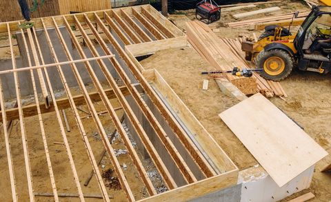 Floor Joists — Mount Pleasant, NC — 4 Seasons Construction Floor Joists — Mount Pleasant, NC — 4 Seasons Construction