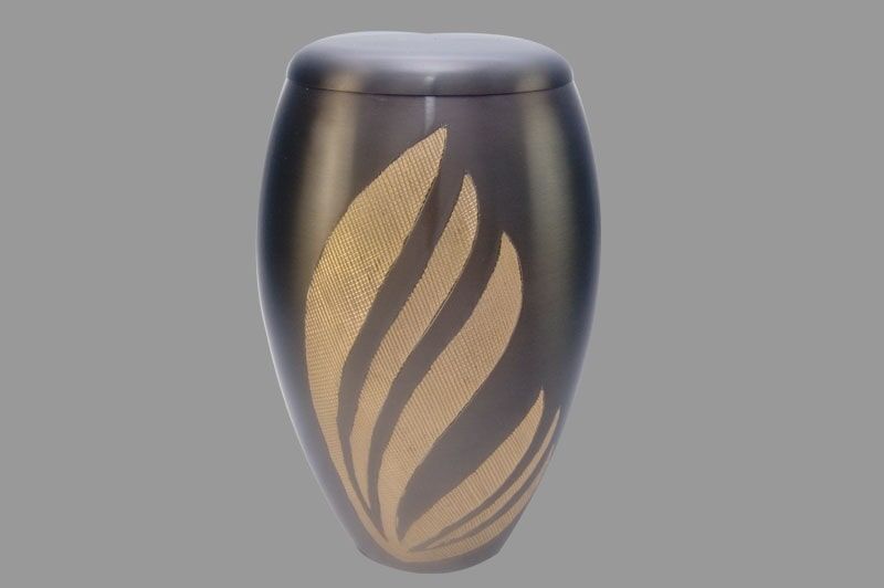Flair Black Brass Urn – Funeral tributes in Rockhampton, QLD