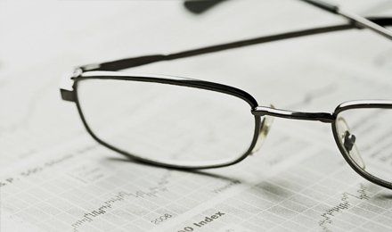a pair of glasses