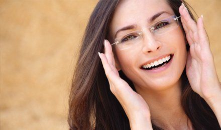Rimless glasses