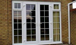 glass doors