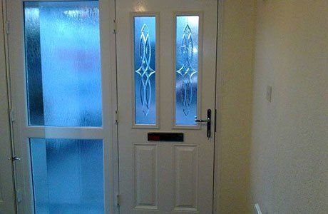 glass doors